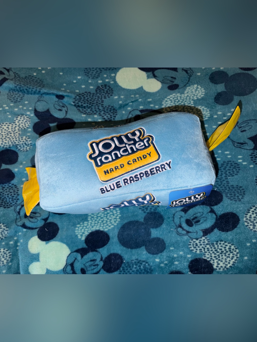 Jolly Rancher Blue Raspberry Plush Pillow